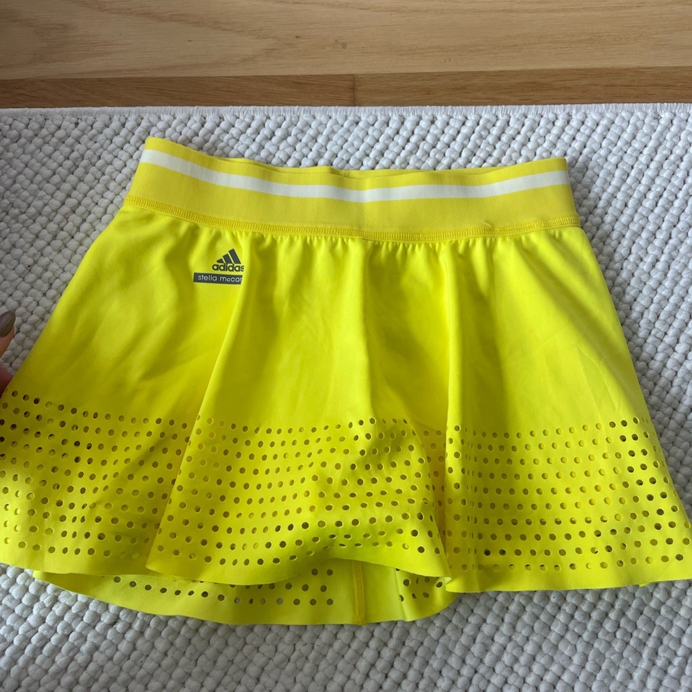 Adidas by Stella McCartney Yellow Mini Skirt